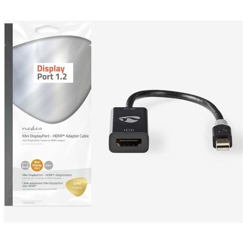 Convertidor Mini Displayport V1.2 a HDMI hembra NEDIS