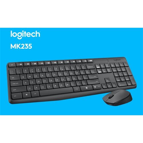 Teclado + Raton inalamb.MK235 Logitech