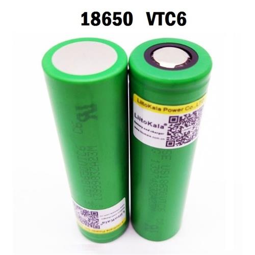 Bateria Litio recargable 3,7V 3000mAh 18650 VCT6