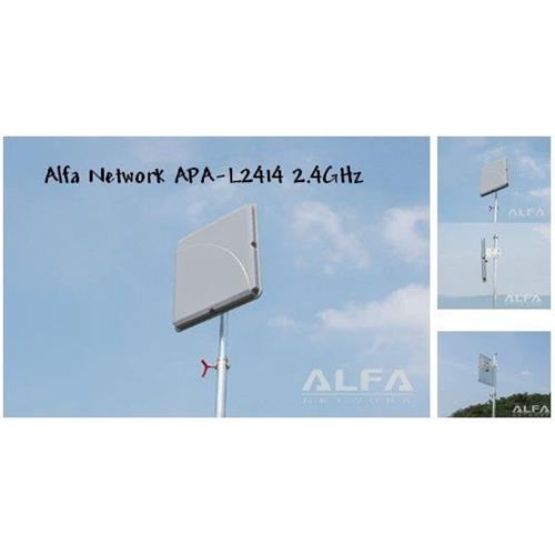 Antena Wifi Planar 14dBi 2.4-2.5Ghz Alfa Network
