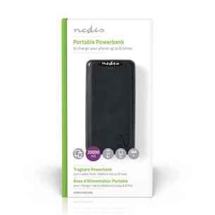 Power Bank NEDIS Negro 20.000 mAh