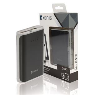 Power Bank Konig Negro 7500mAh