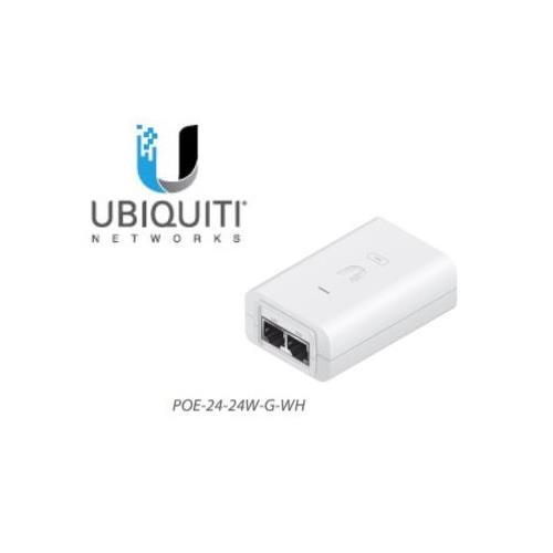 Inyector POE 24Vdc 1A Gigabit Ubiquiti Blanco