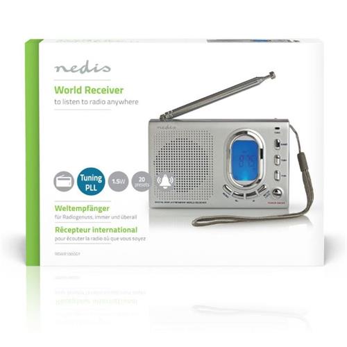 Radio AM/FM/Alarma Nedis PR1000