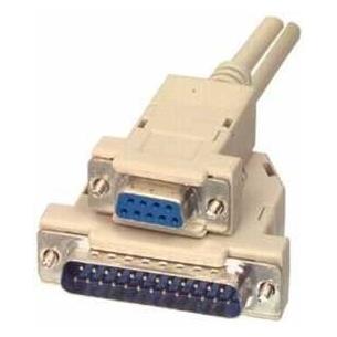 Cable serial db 9 hembra a 25 macho 3m