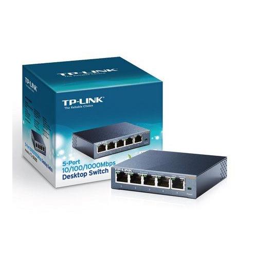 Switch 5p 10/100/1000 TP-Link SG105 Metal no Rack