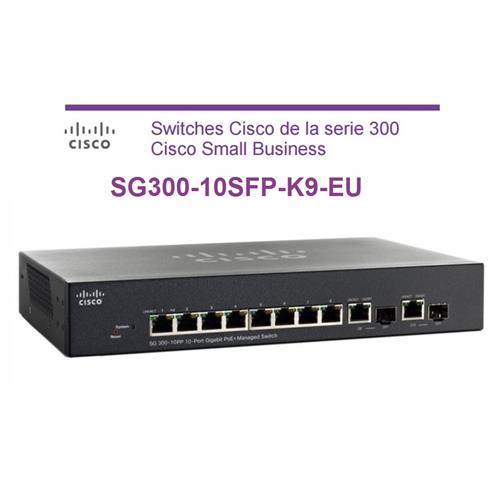 Switch 10P Gigabit CISCO SG300-10SFP-K9-EU