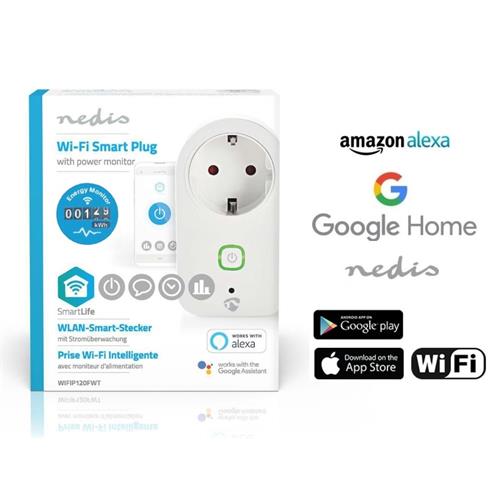 Enchufe Smart Wifi Med.Portencia 3680W Google Alexa