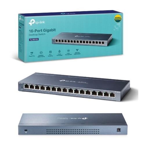 Switch 16 puertos 10/100/1000 TP-LINK SG116