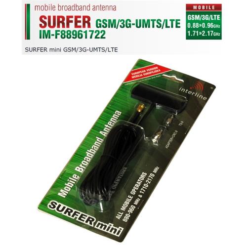 Antena GSM/3G/4G Interline Surfer mini CRC9