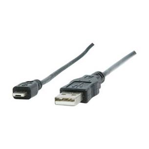 Cable USB 2.0 A-USB micro A 1,8m
