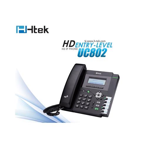 Telefono IP H-Tek SIP (2 Lineas) UC802
