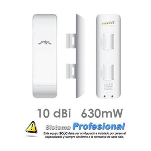 Punto de acceso Wifi Ubiquiti Nanostation M2 2.4GHz 630mW 10dBi
