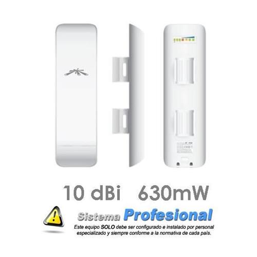 Punto de acceso Wifi Ubiquiti Nanostation M2 2.4GHz 630mW 10dBi