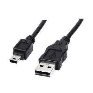 Cable USB 2.0 A-USB mini 5P 2mts