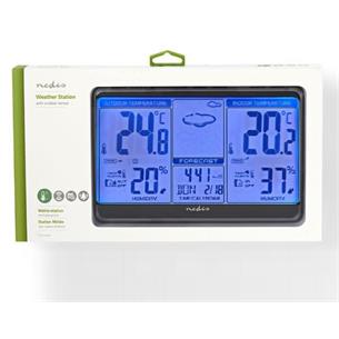 Estacion meteorologica Higrometro WEST400BK Nedis