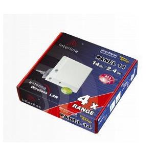 Antena Wifi Planar 14dBi 2.4Ghz (30ºx30º)