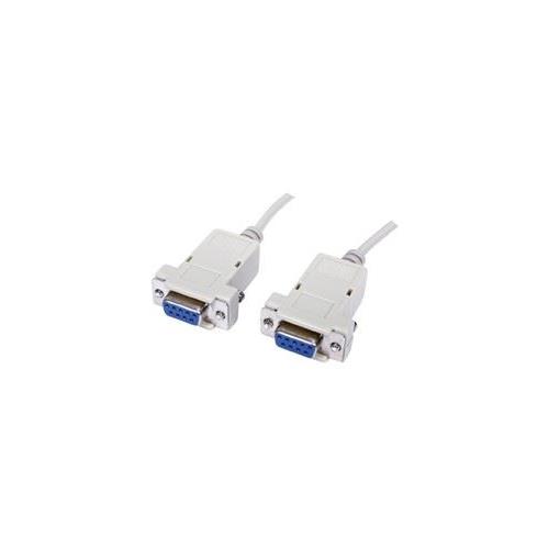 Cable cruzado Null Modem 9H/9H 1.5m