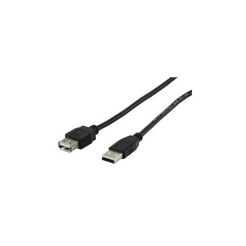 Cable USB 2.0 prolongador 20cm