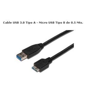 Cable USB 3.0 A a micro B 0,5m