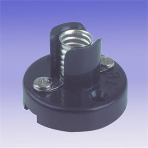 Portalampara E10 fijacion a tornillos