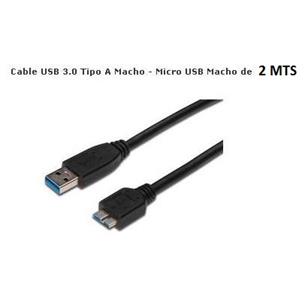 Cable USB 3.0 A a micro B 2mts