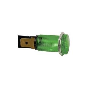 Piloto 220V a neon 14mm verde