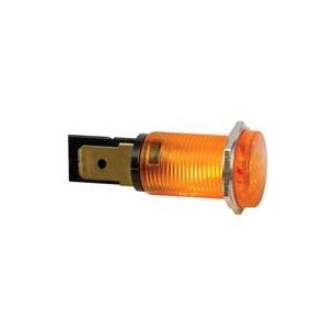 Piloto 220V a neon 14mm ambar