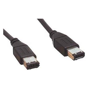 Cable FireWire de 6P a 6P 2 mts.