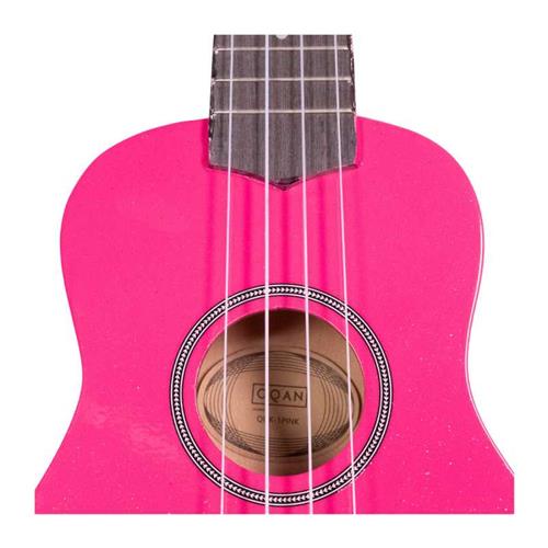Ukelele tamaño soprano QUK-1 PINK