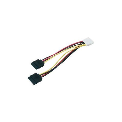 Cable Sata de alimentacion 2 discos duros 15cm