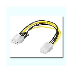 Cable adaptador 6P a 8P 20cm