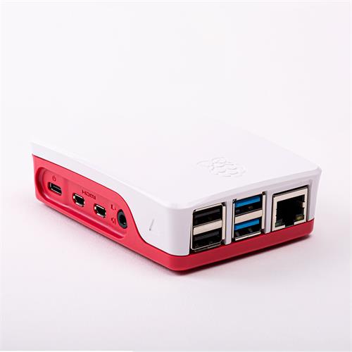 Caja Raspberry pi 4 blanca / roja