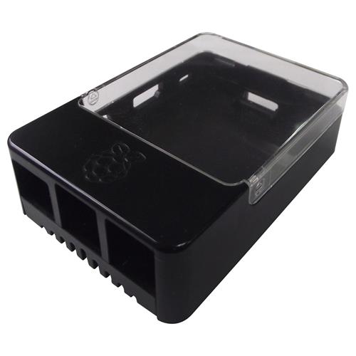 Caja Negra + Transparente para Raspberry Pi y Sense Hat