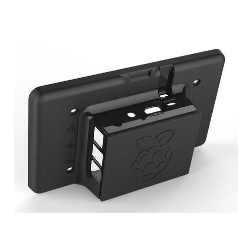 Caja plastica negra para Raspberry y LCD Tactil 7"