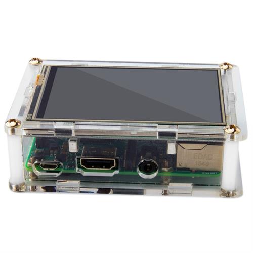 Pantalla LCD TFT 3,5" para Raspberry Pi tactil con caja