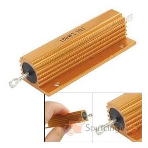 Resistencia cuerpo aluminio 100W 1oHm