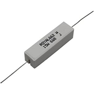 Resistencia bobinada 15W 8,2kohm vertical