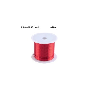 Bobina hilo cobre esmaltado 0,80mm, 10m, 50gr