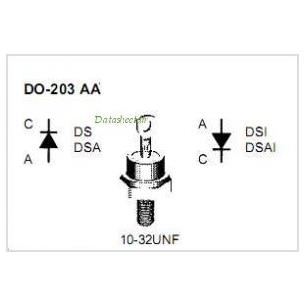 Diodo VS-25FR120 1200V 25A DO-203AA