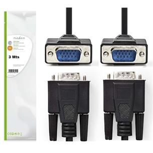 Cable monitor VGA HD15 macho macho 3m Nedis