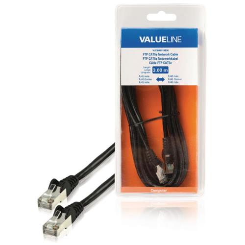 Cable latiguillo FTP cat.5E 3 m Valueline Blister