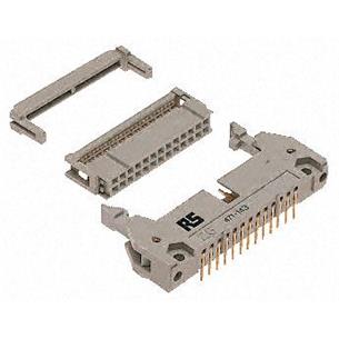 Conector hembra IDC cable 16vias 24.89mm