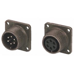 Conector hembra chasis Amphenol 97 3 vias