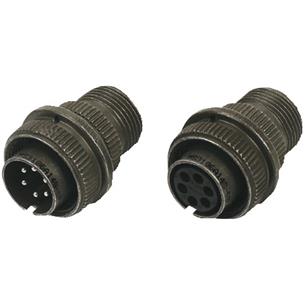 Conector macho cable Amphenol 97 3 vias