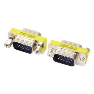 Adaptador sub-d 9 pines macho macho