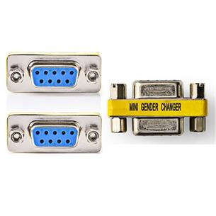 Adaptador sub-d 9 pines hembra hembra