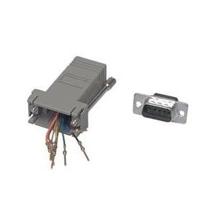Adaptador sub-d 9 pines macho a RJ45