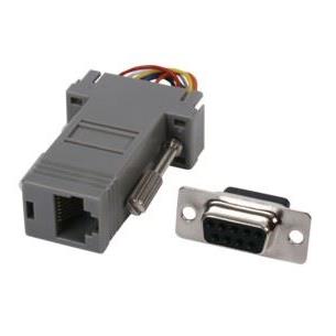 Adaptador sub-d 9 pines hembra a RJ45