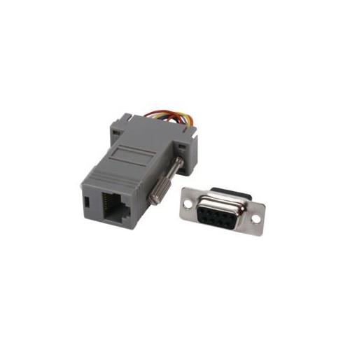 Adaptador sub-d 9 pines hembra a RJ45